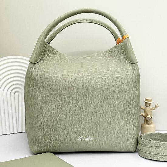 Loro Piana Large Bale bag Wasabi Green FAM9875