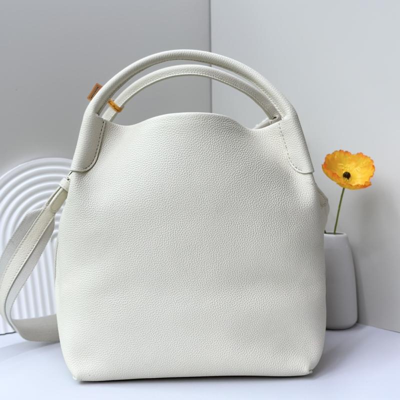 Loro Piana Large Bale bag White FAM9875