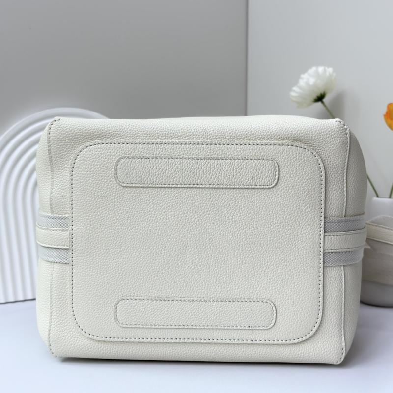Loro Piana Large Bale bag White FAM9875