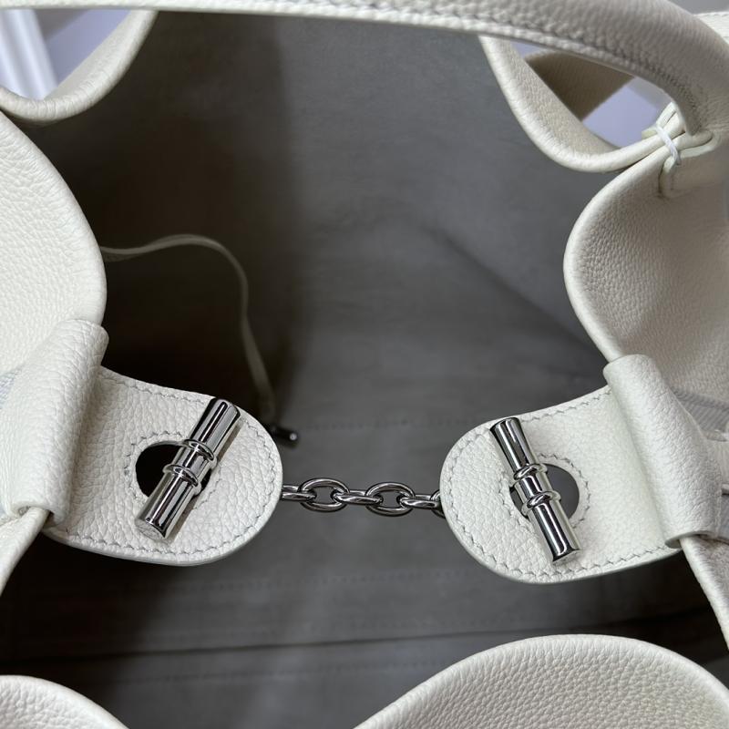 Loro Piana Large Bale bag White FAM9875