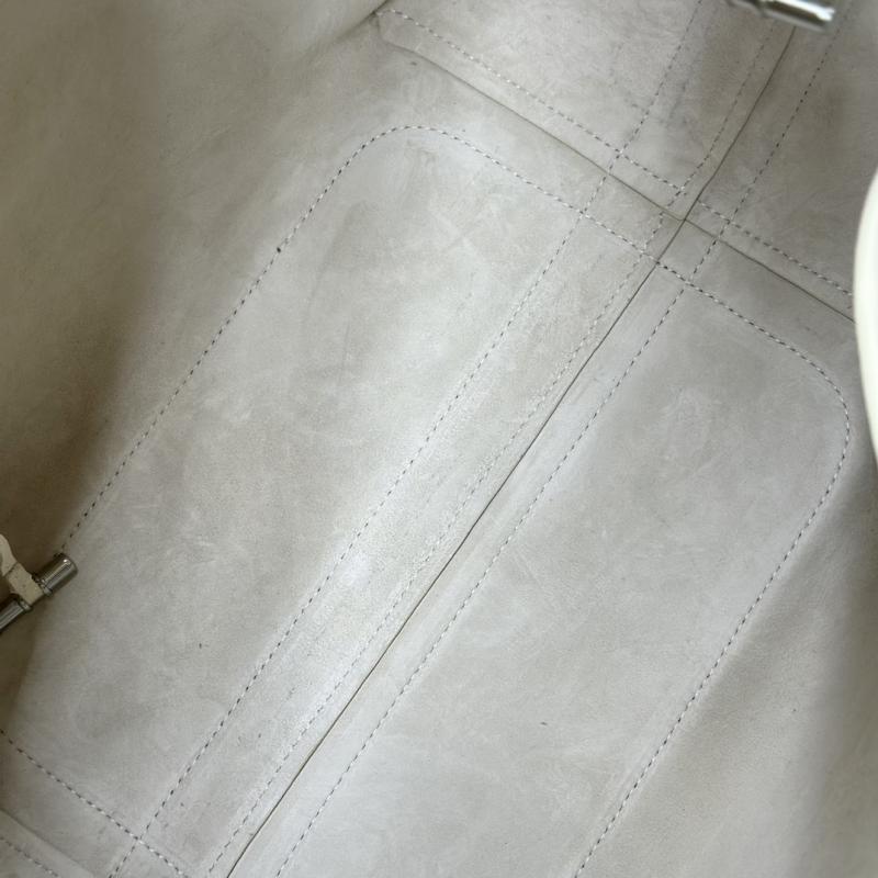 Loro Piana Large Bale bag White FAM9875