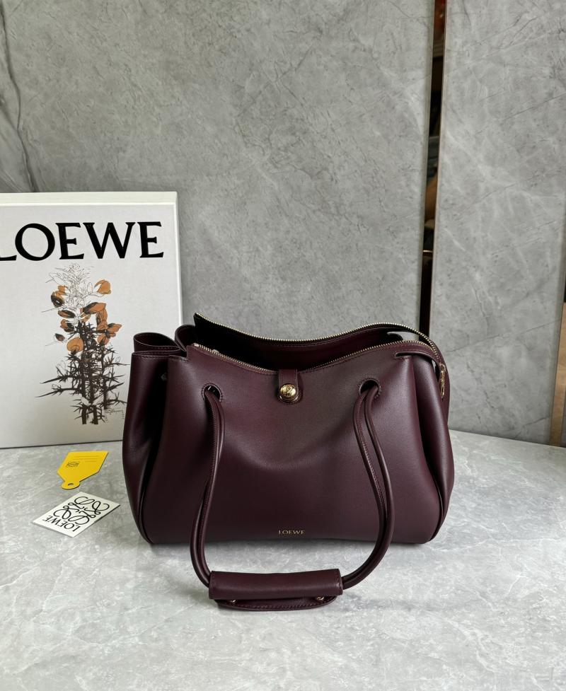 Medium Loewe Madrid bag Dark Burgundy L1129