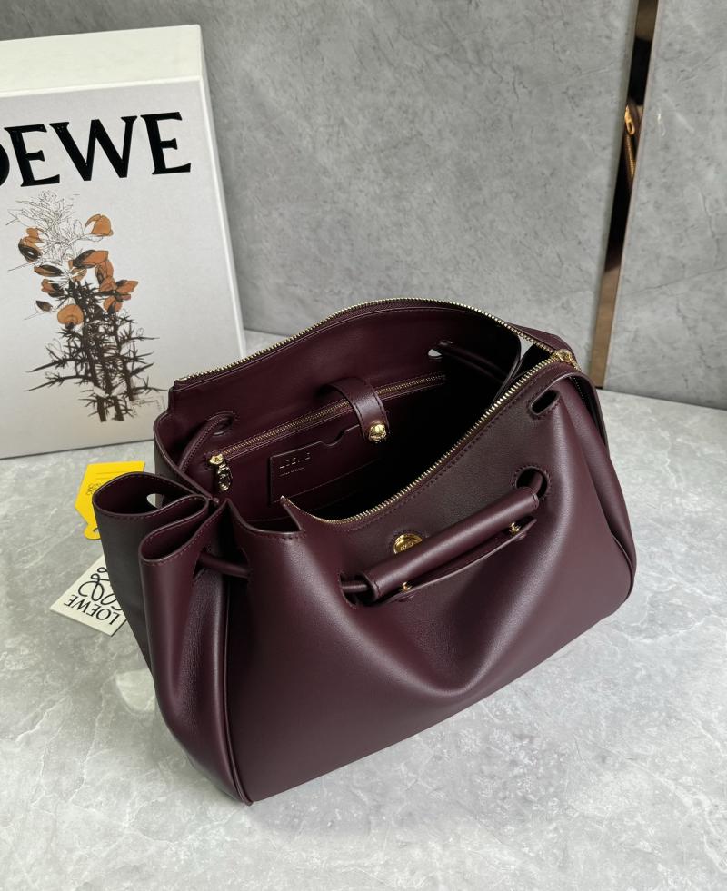 Medium Loewe Madrid bag Dark Burgundy L1129
