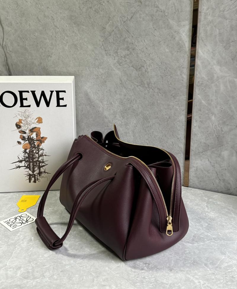 Medium Loewe Madrid bag Dark Burgundy L1129