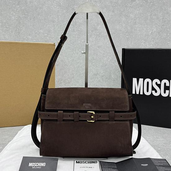 Medium Moschino Tie Me bag Brown M8100