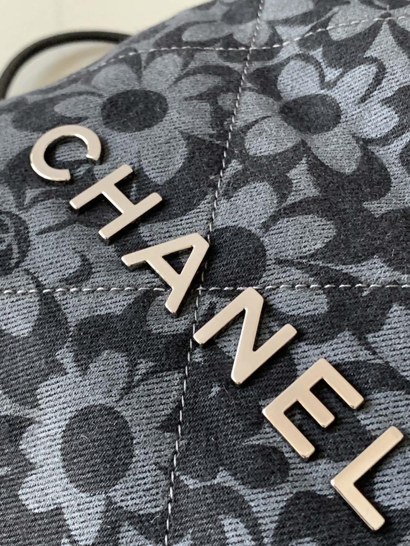 Mini Chanel 22 Denim Handbag AS3980