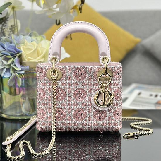 Mini Lady dior Bag Pink M0505