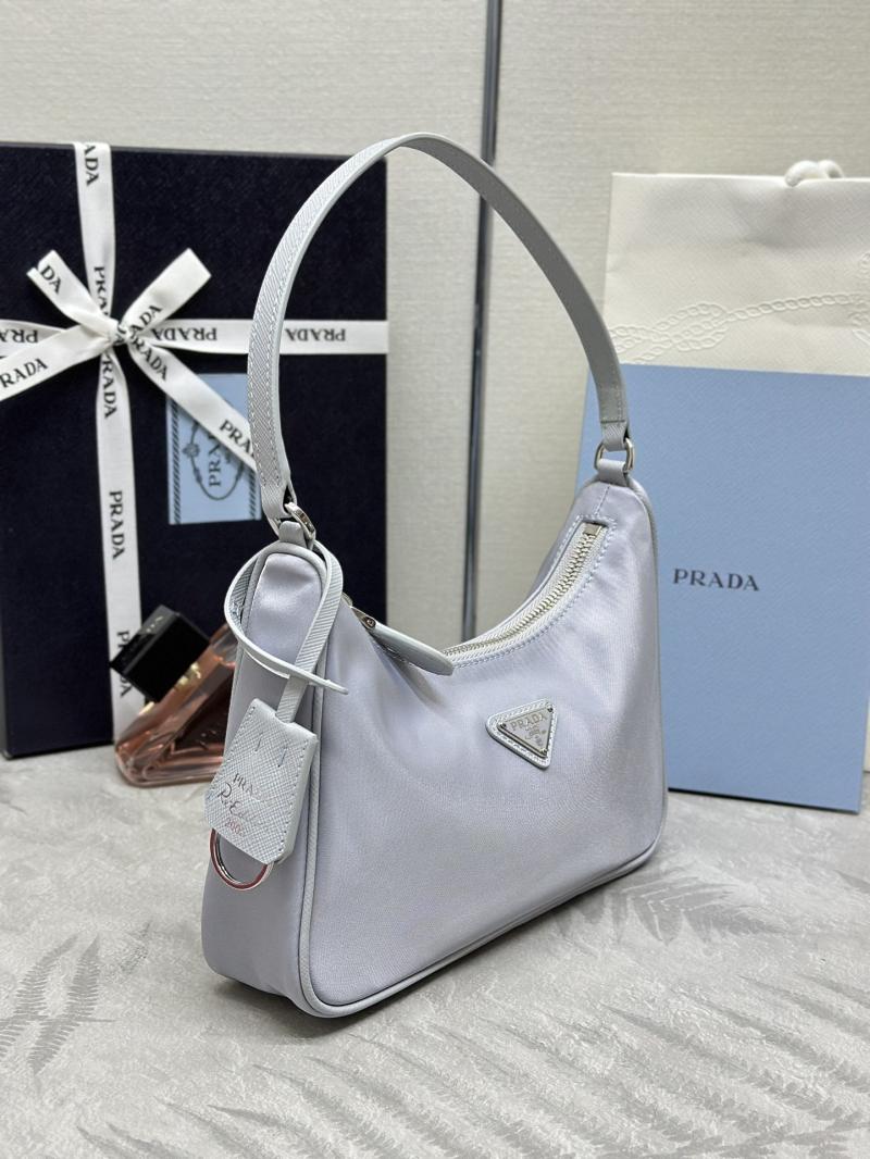 Prada Re-edition 2005 Re-nylon Mini Bag Grey 1NE204