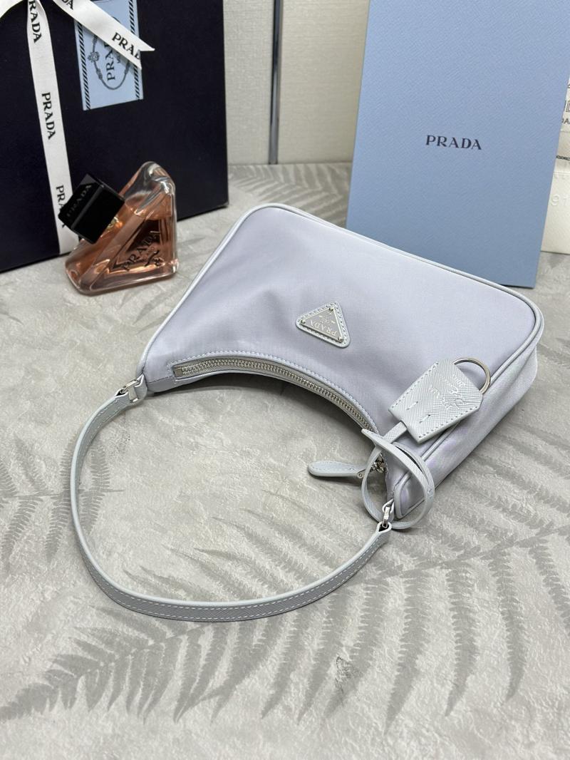 Prada Re-edition 2005 Re-nylon Mini Bag Grey 1NE204