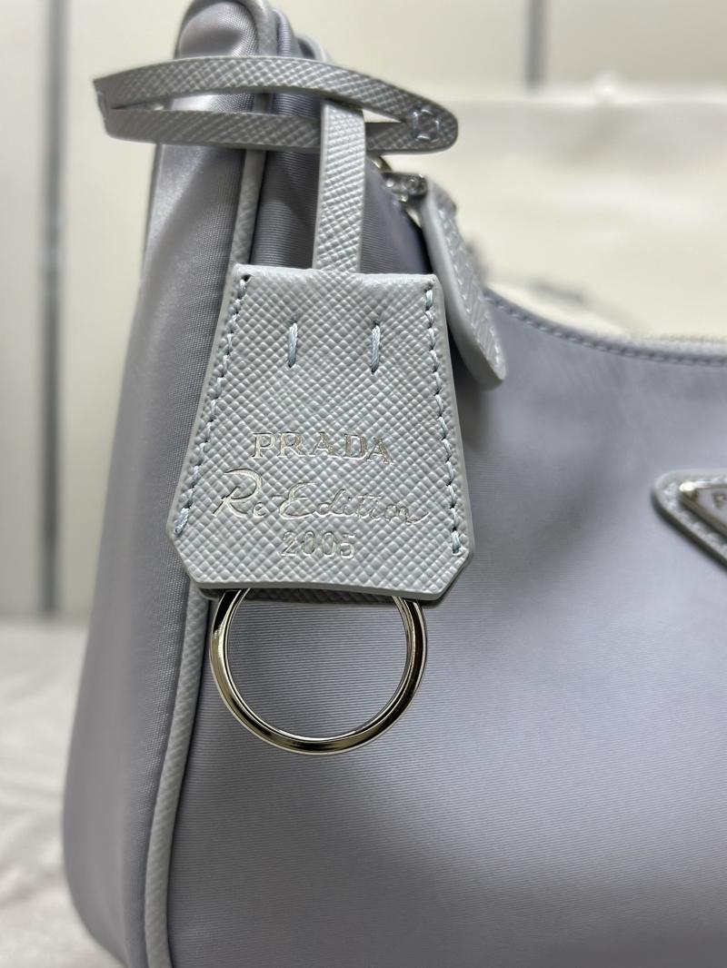Prada Re-edition 2005 Re-nylon Mini Bag Grey 1NE204