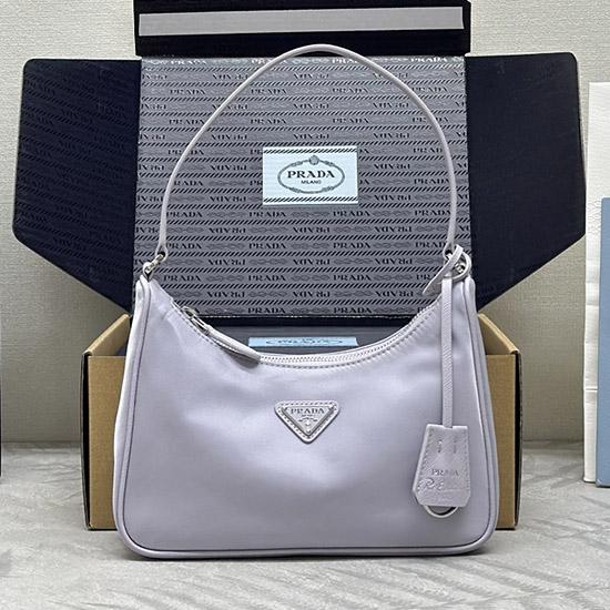 Prada Re-edition 2005 Re-nylon Mini Bag Purple 1NE204