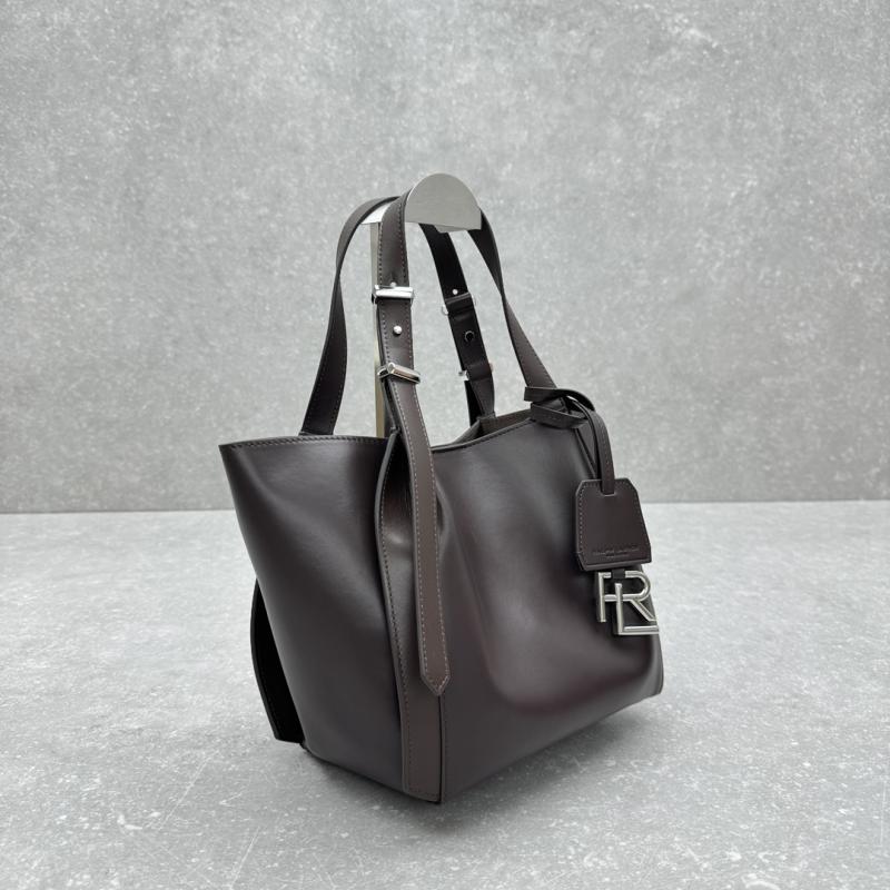 Ralph Lauren RL 888 Calfskin Mini Tote Burgundy R7575