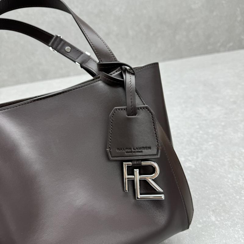 Ralph Lauren RL 888 Calfskin Mini Tote Burgundy R7575