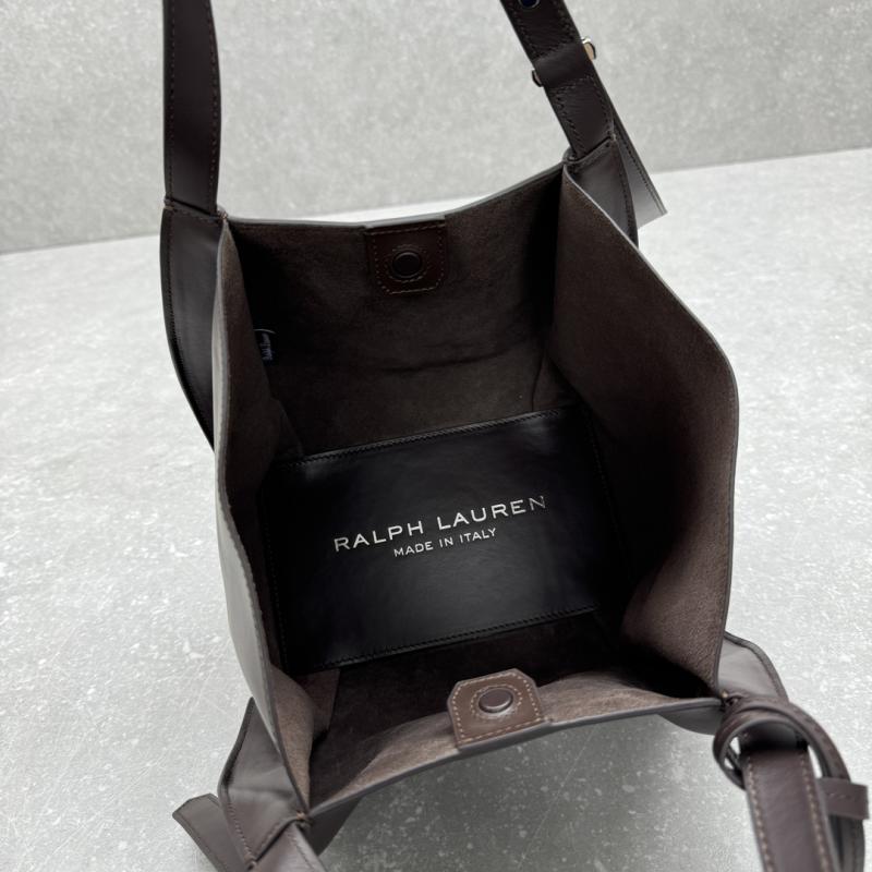 Ralph Lauren RL 888 Calfskin Mini Tote Burgundy R7575