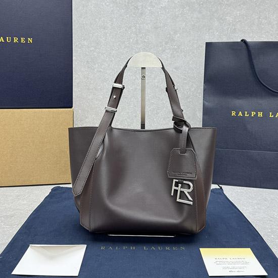 Ralph Lauren RL 888 Calfskin Mini Tote Burgundy R7575
