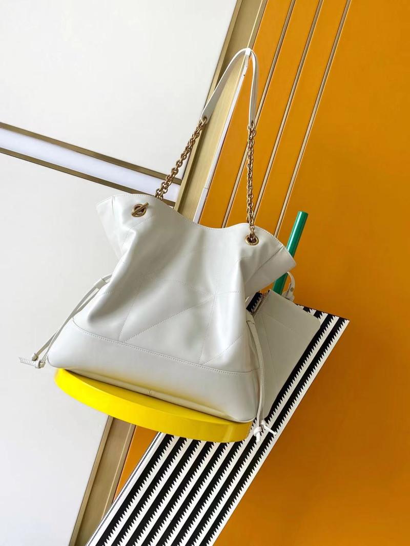 Saint Laurent Jamie Shopping Bag White 809824