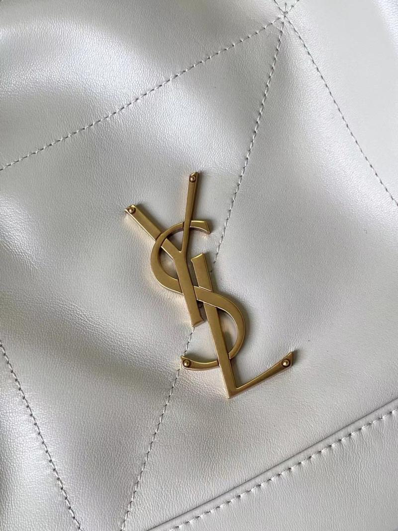Saint Laurent Jamie Shopping Bag White 809824
