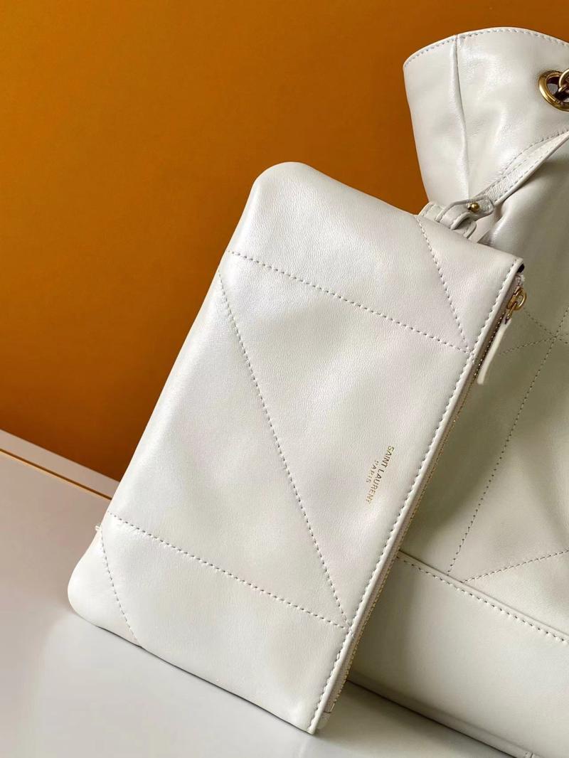 Saint Laurent Jamie Shopping Bag White 809824