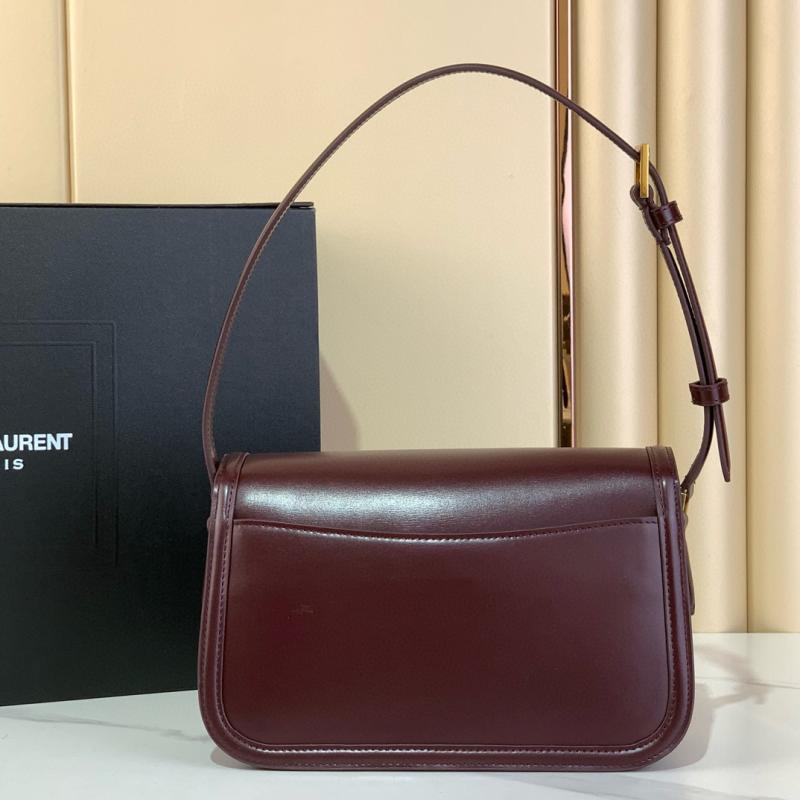 Saint Laurent Solferino Medium Bag Burgundy 832330