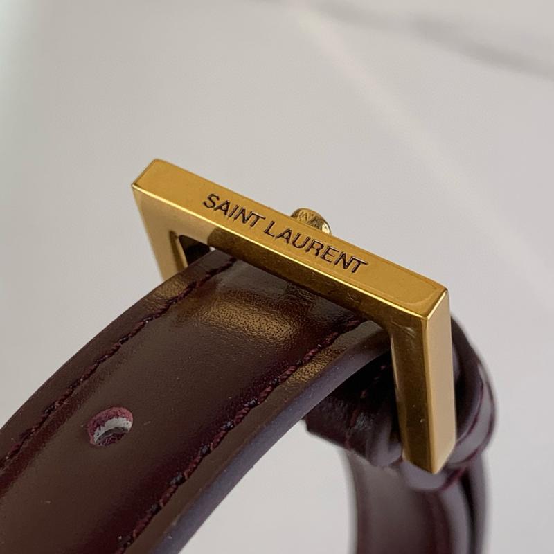 Saint Laurent Solferino Medium Bag Burgundy 832330