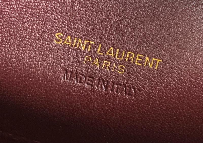 Saint Laurent Solferino Medium Bag Burgundy 832330
