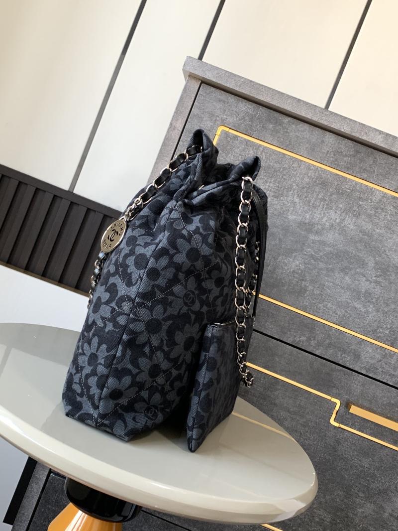 Chanel 22 Denim Handbag AS3261