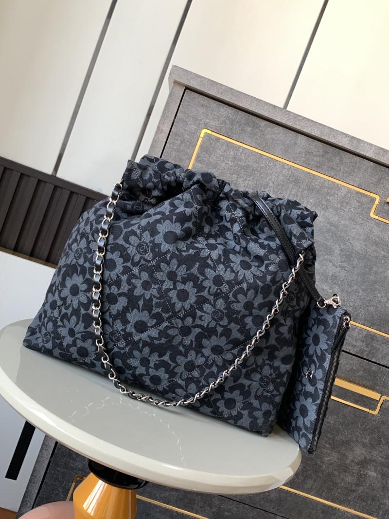 Chanel 22 Denim Handbag AS3261