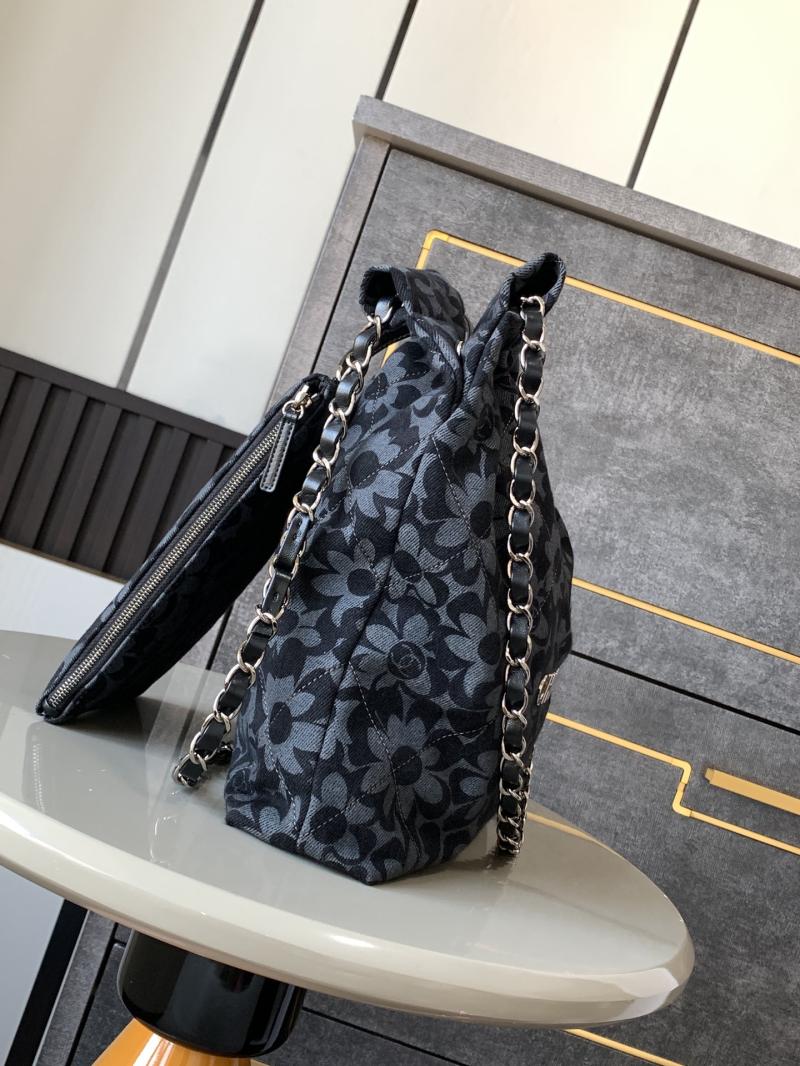 Small Chanel 22 Denim Handbag AS3260