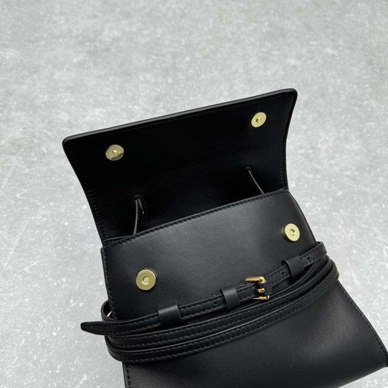 Small Moschino Tie Me bag Black M8100