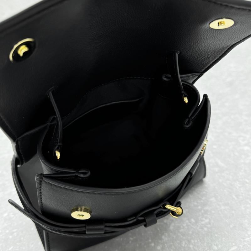 Small Moschino Tie Me bag Black M8100