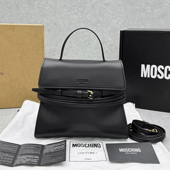 Small Moschino Tie Me bag Black M8100