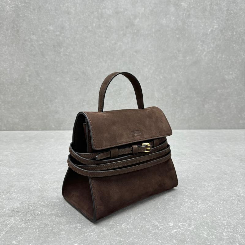 Small Moschino Tie Me bag Brown M8100
