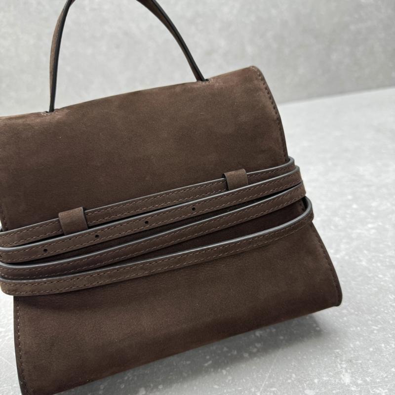 Small Moschino Tie Me bag Brown M8100