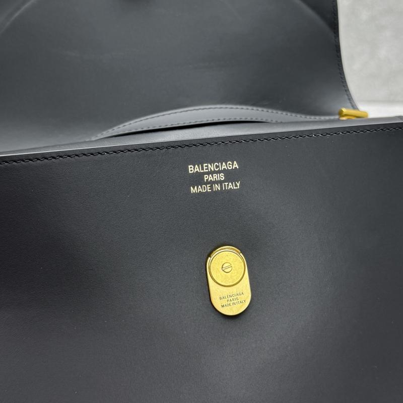 Balenciaga Leather Nano M Top Handle Bag Black B92951
