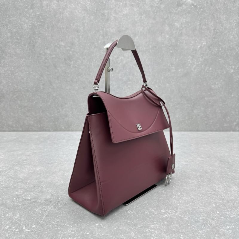 Balenciaga Leather Nano M Top Handle Bag Red B92951
