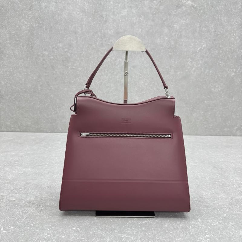 Balenciaga Leather Nano M Top Handle Bag Red B92951