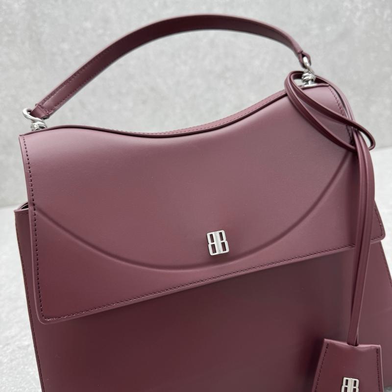 Balenciaga Leather Nano M Top Handle Bag Red B92951