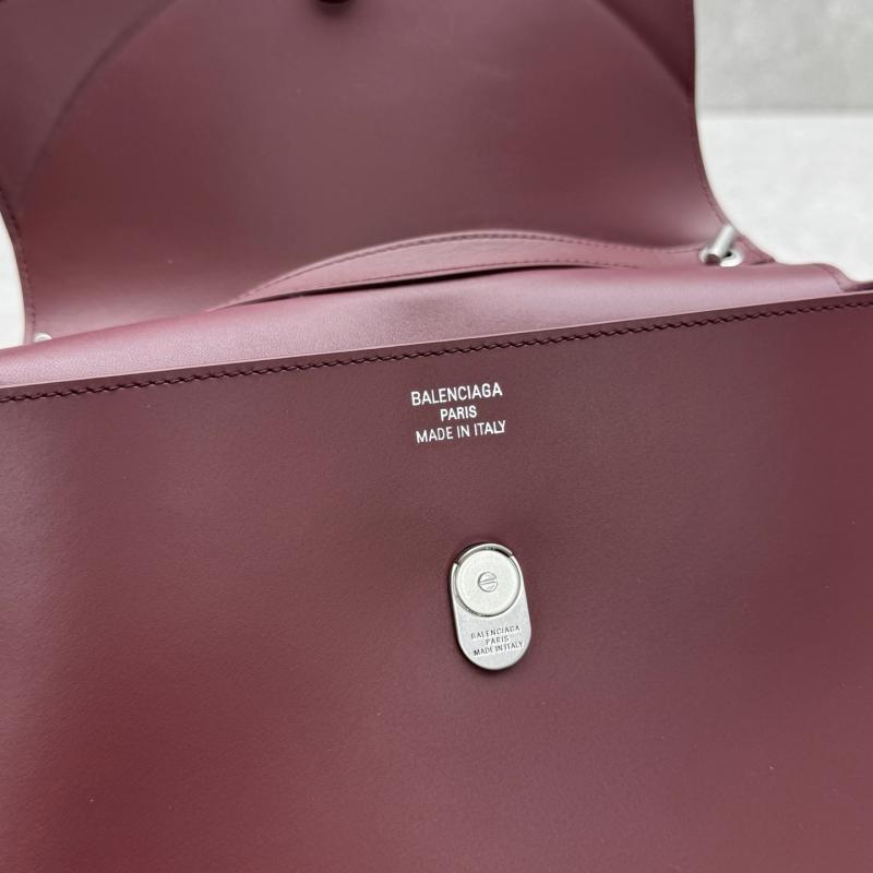 Balenciaga Leather Nano M Top Handle Bag Red B92951