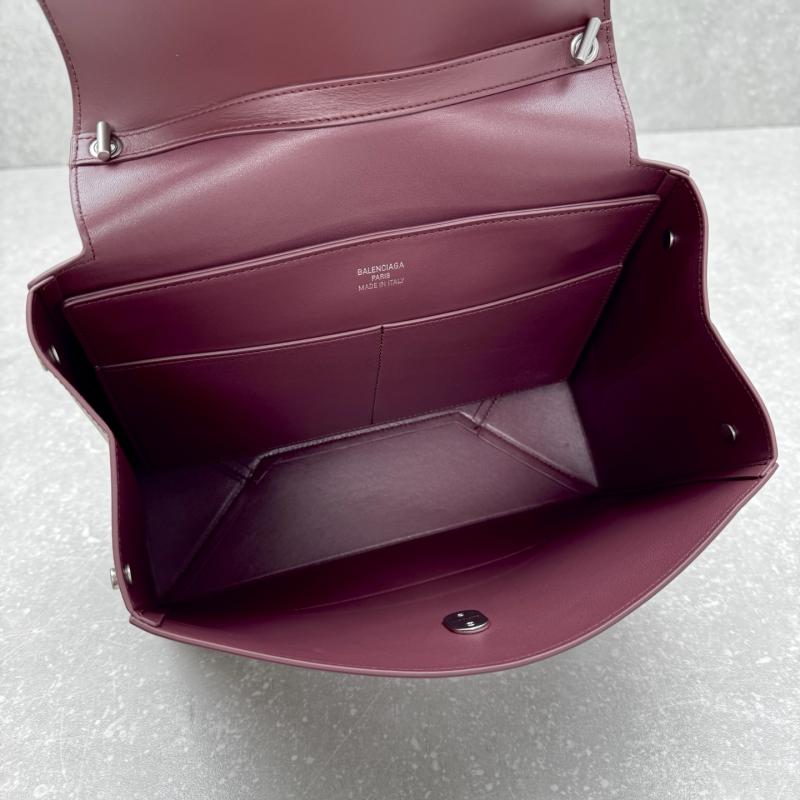 Balenciaga Leather Nano M Top Handle Bag Red B92951