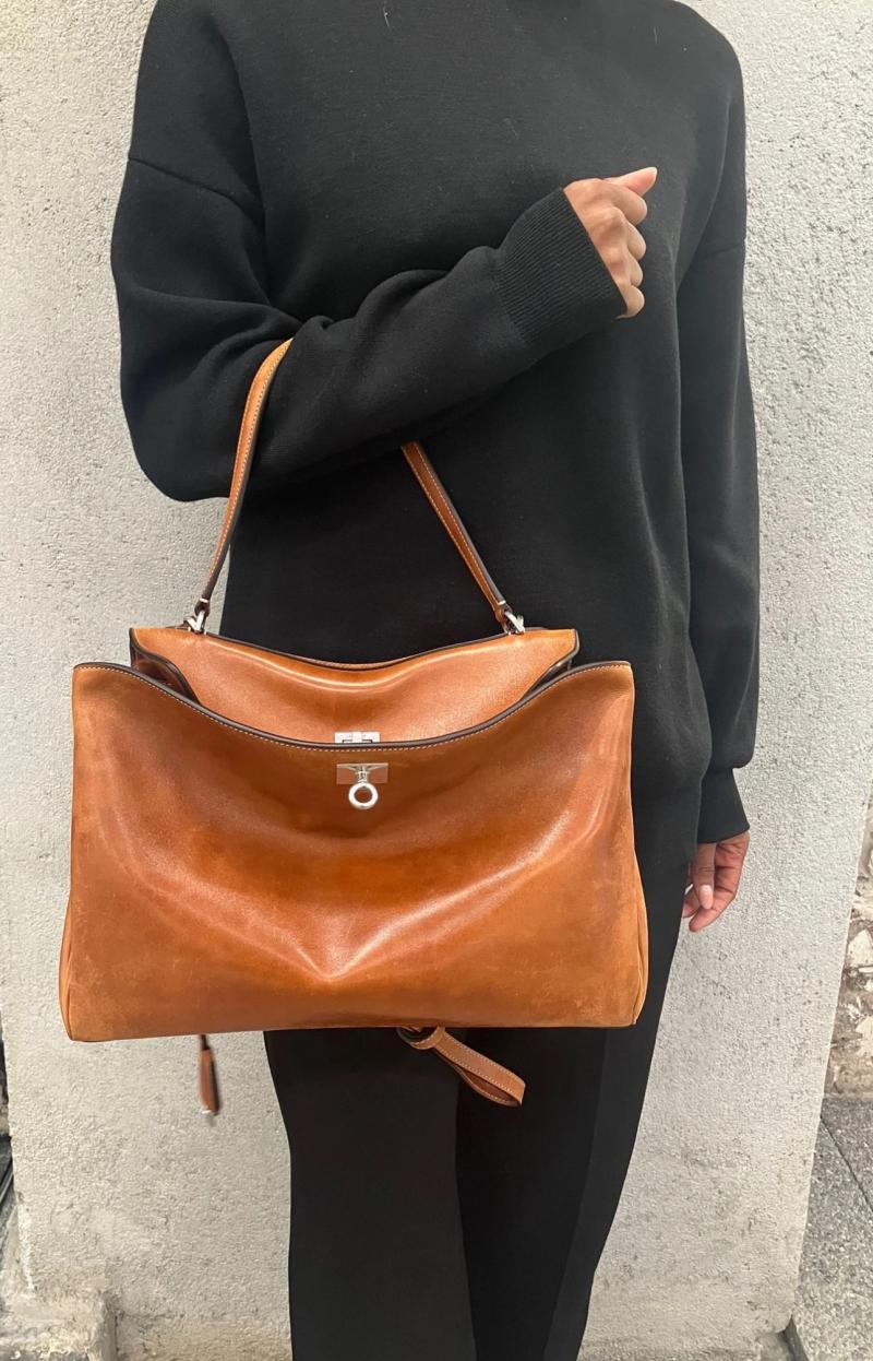 Balenciaga Rodeo Medium Handbag Brown B789772