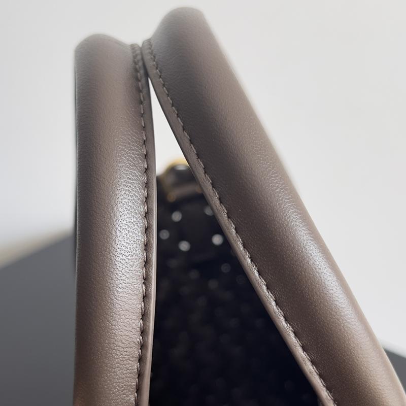 Bottega Veneta Mini Cabat Dark Brown 709464