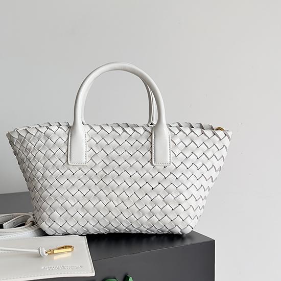 Bottega Veneta Mini Cabat White 709464