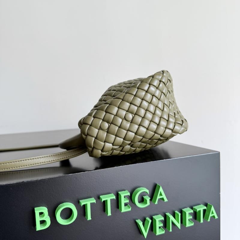 Bottega Veneta Small Cobble Top Handle Algae 805739