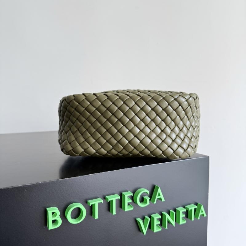 Bottega Veneta Small Cobble Top Handle Algae 805739