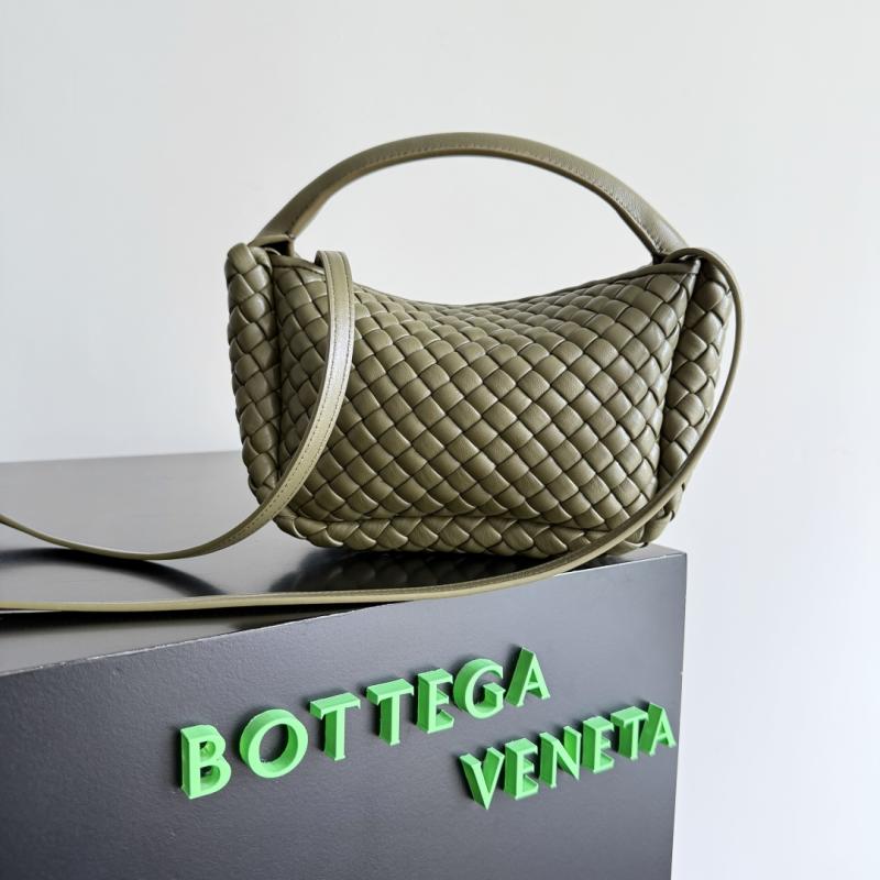 Bottega Veneta Small Cobble Top Handle Algae 805739
