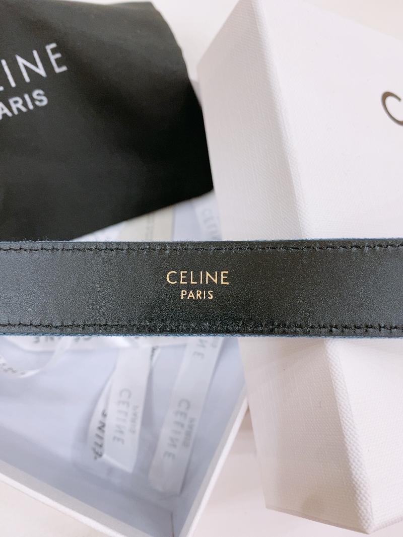 Celine Denim Belt Black BCE61704