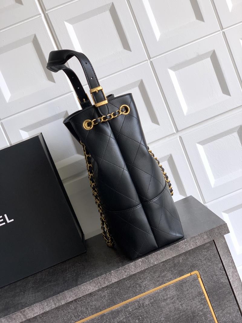 Chanel Calfskin Shopping Bag Black AS5635