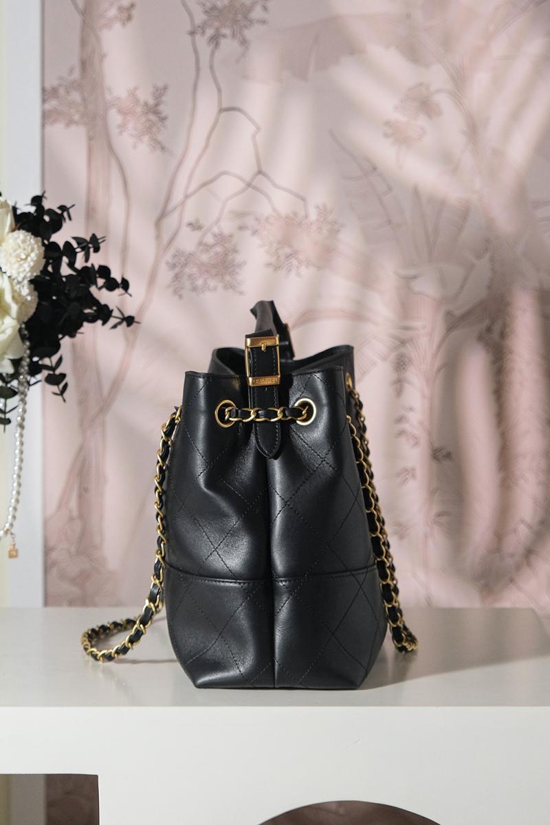 Chanel Calfskin Small Tote Black AS5634