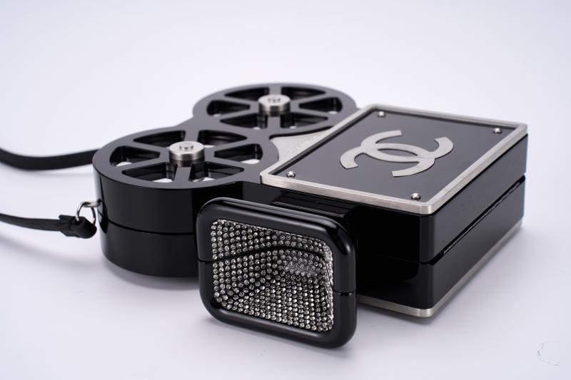 Chanel Film Projector Minaudiere Clutch Bag A94635