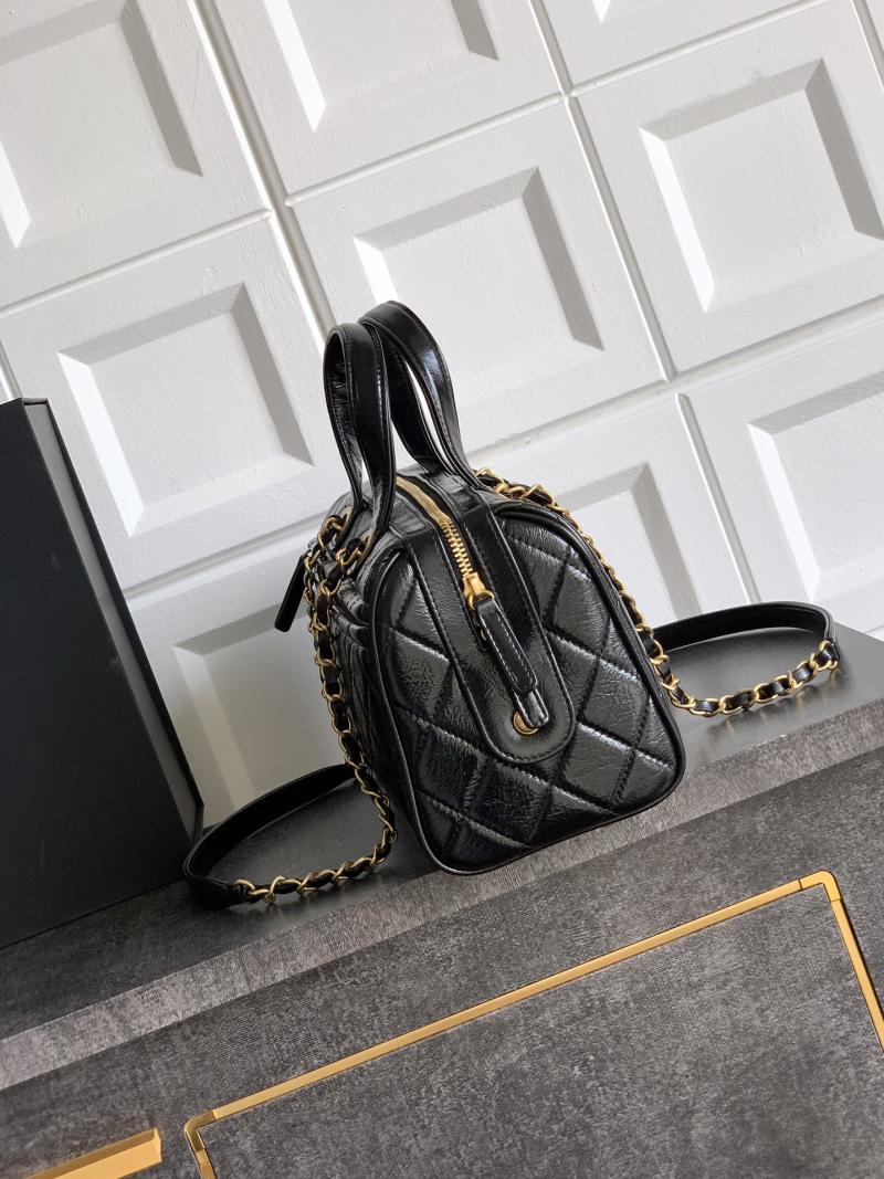 Chanel Large Bowling Bag Black AS5579